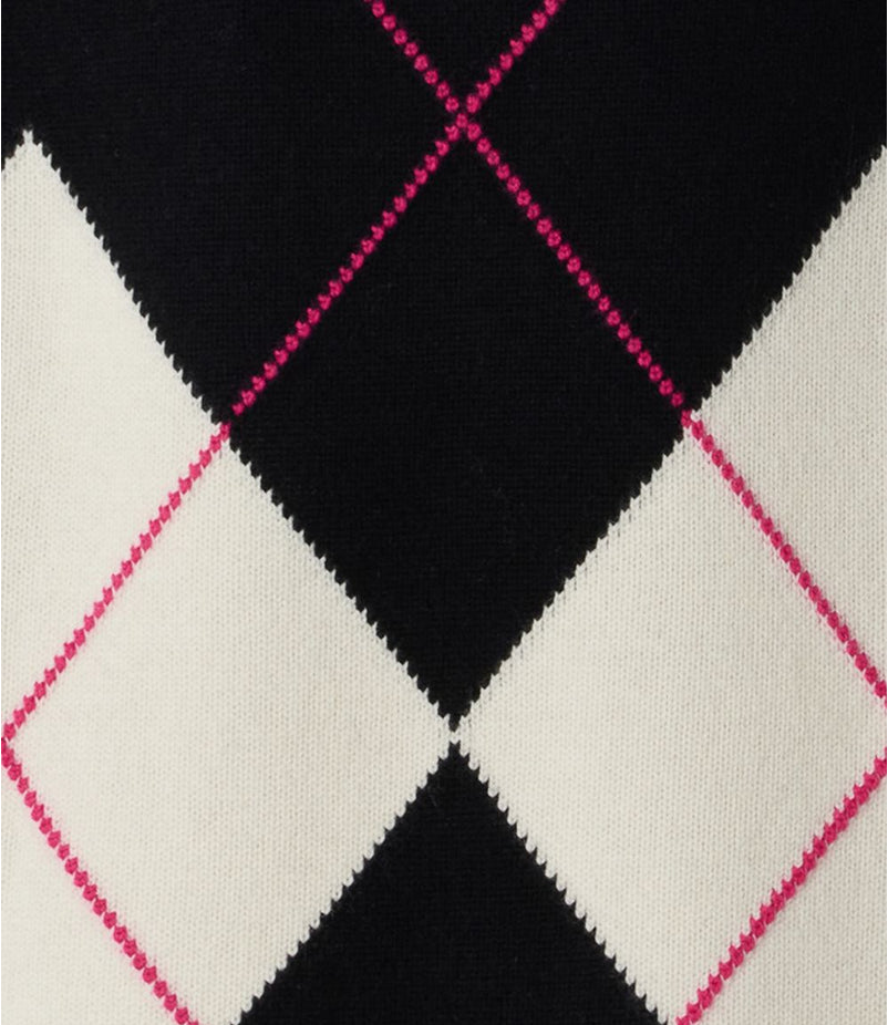 Pinko pullover Berna Argyle Traforato