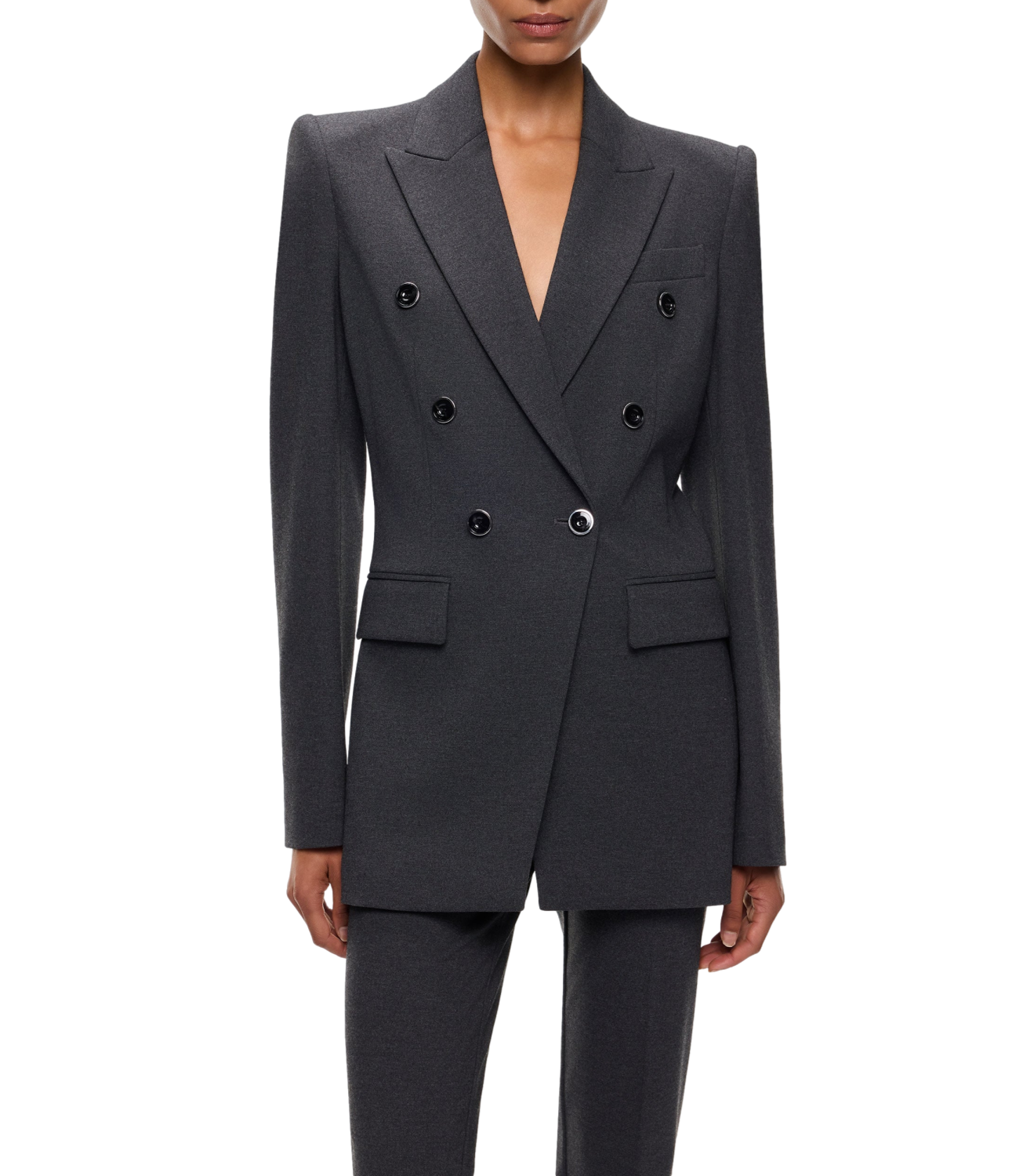 Pinko Hibiscus Giacca Punto Stoffa grigio scuro