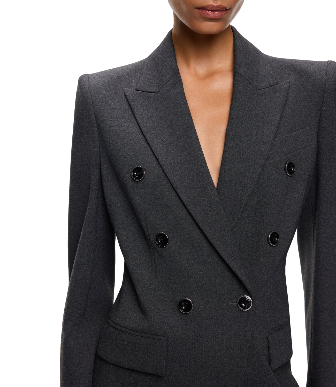 Pinko Hibiscus Giacca Punto Stoffa grigio scuro