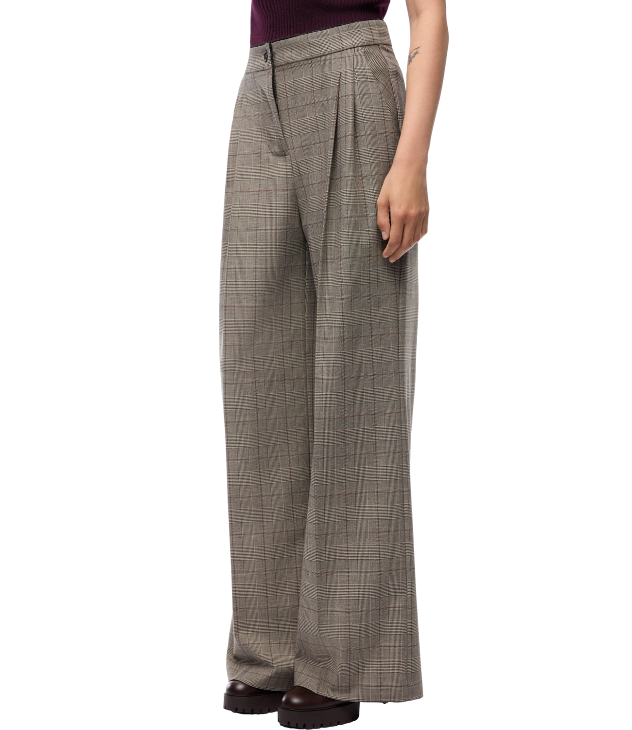 Pinko Plumeria Pantalone Misto Lana