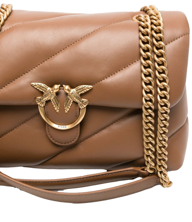 Pinko Love Bag Puff Classic media marrone