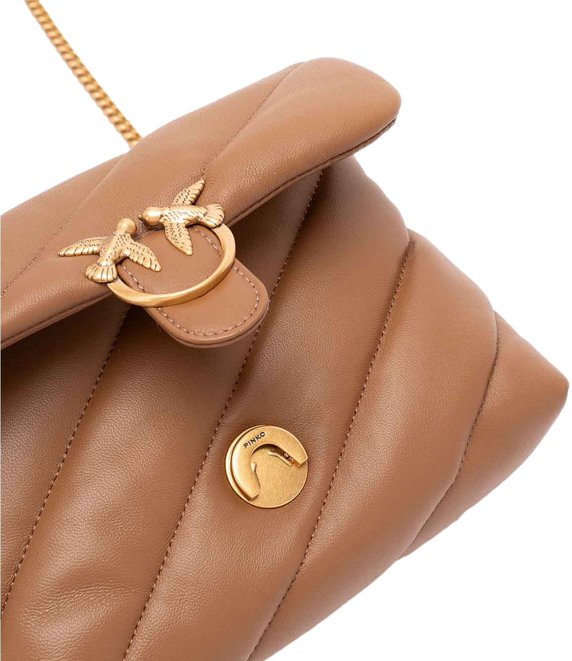 Pinko Love Bag Puff Mini marrone cognac