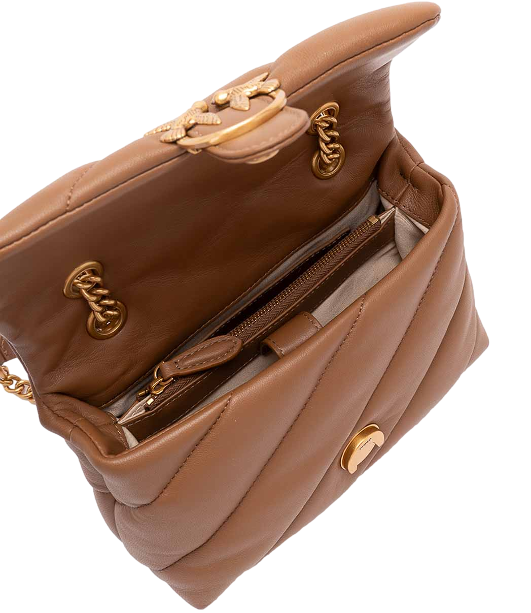 Pinko Love Bag Puff Mini marrone cognac