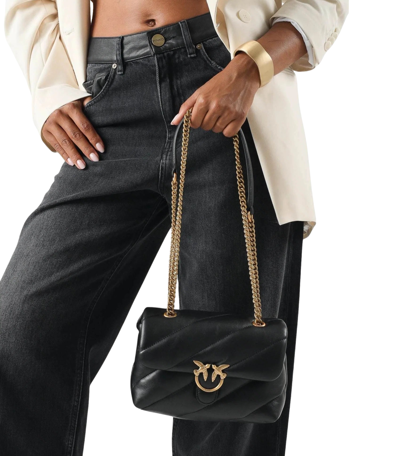 Pinko Love Bag Puff Mini nera