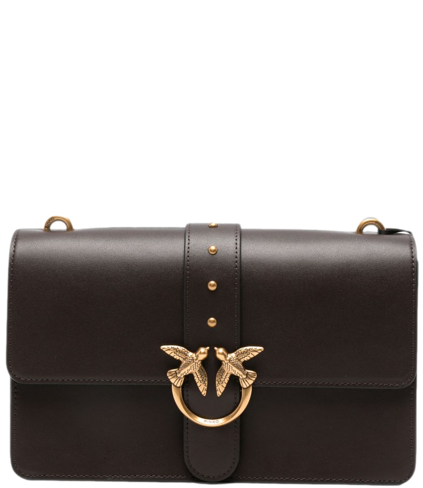Pinko Love Bag One media marrone marasca