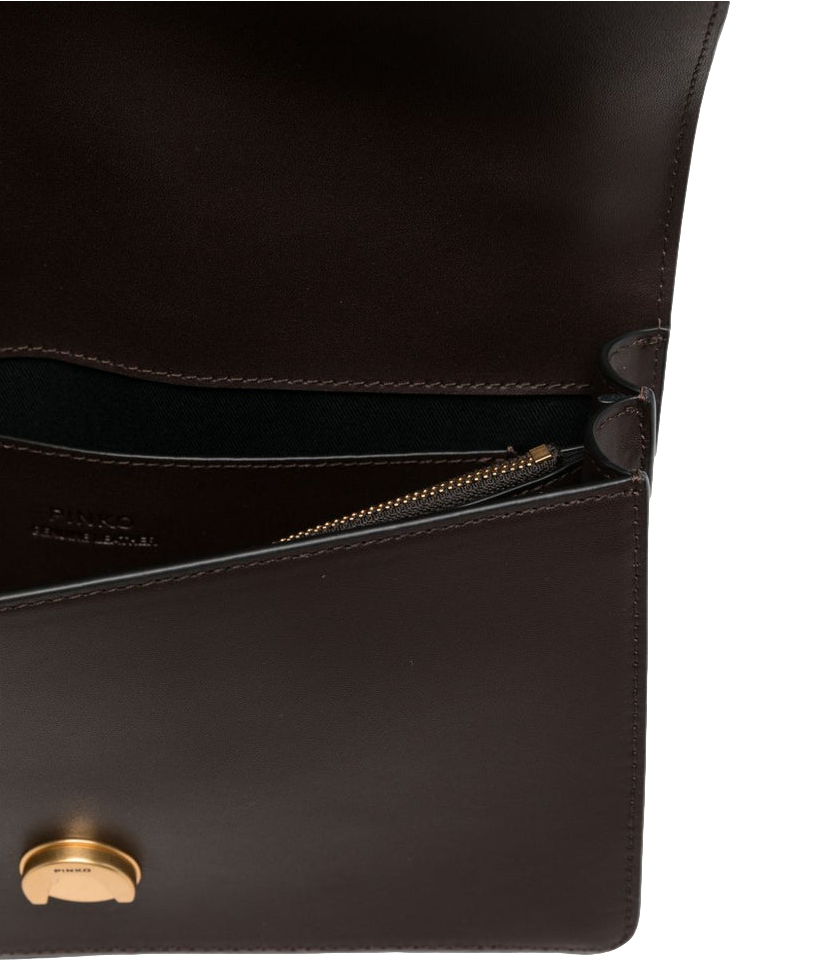 Pinko Love Bag One media marrone marasca