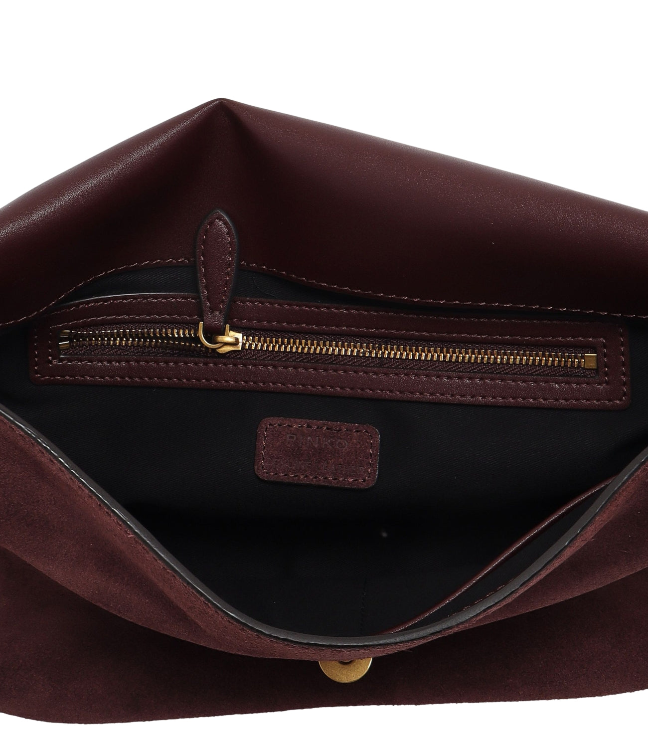 Pinko Borsa Love One Slouchy Cl Small Borgogna Donna