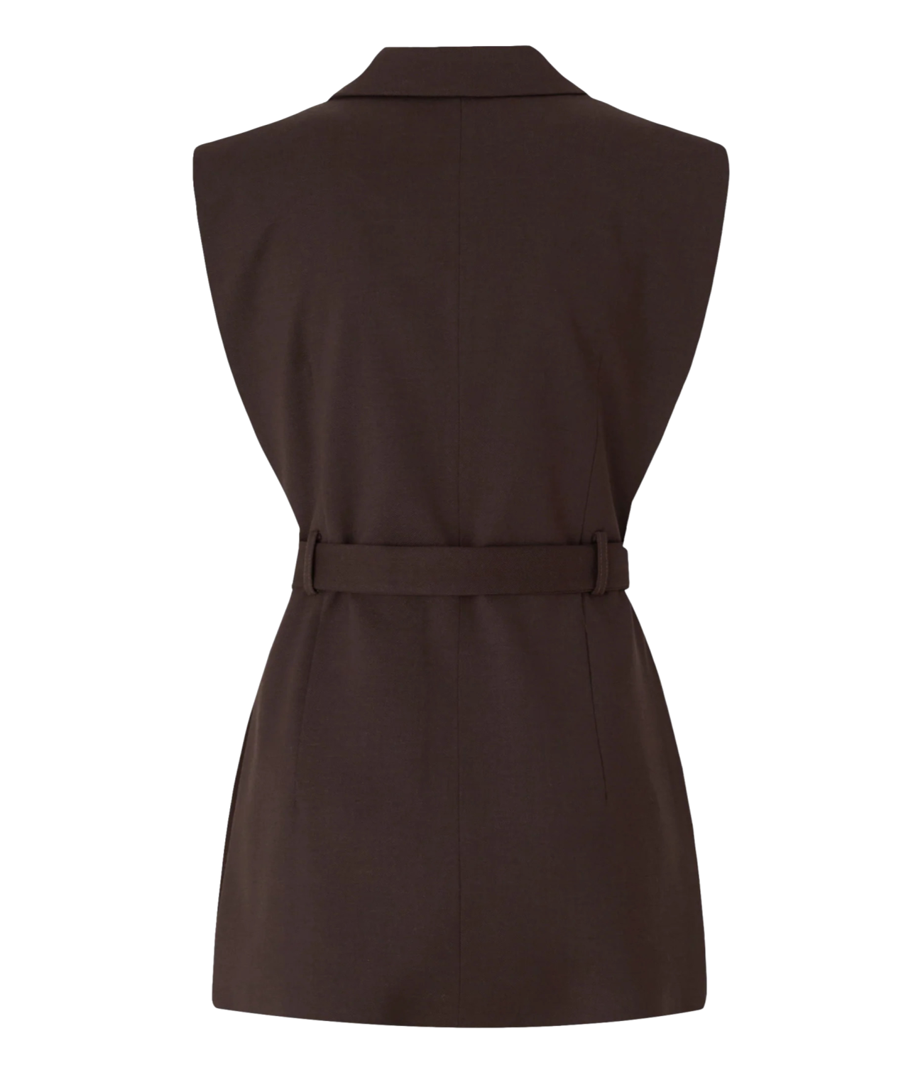 Pinko Nuraqus Gilet marrone oltre buio