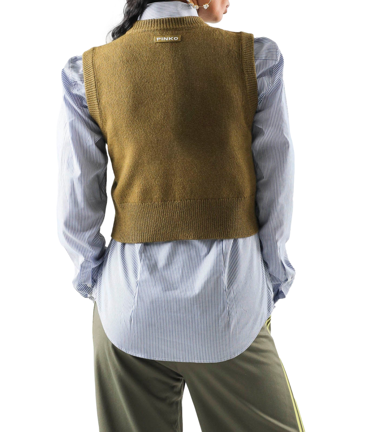 Belato Gilet Blend Wool Con De