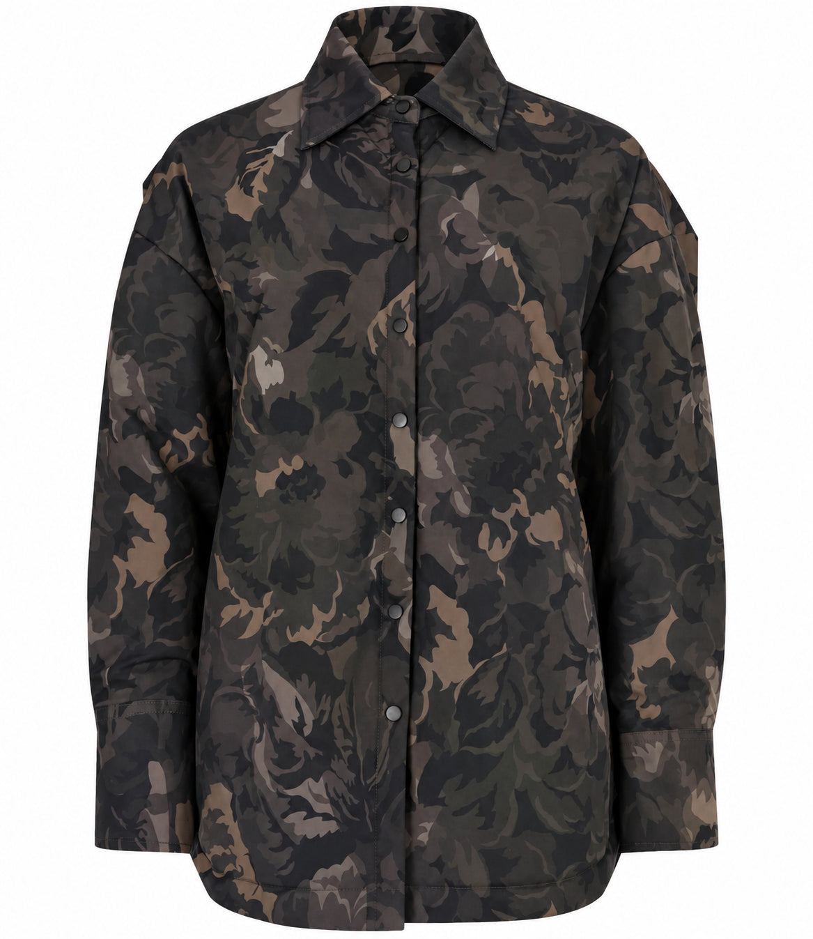Giacca Pinko Barengo Overshirt Tela Tecnica Camouflage – Militare