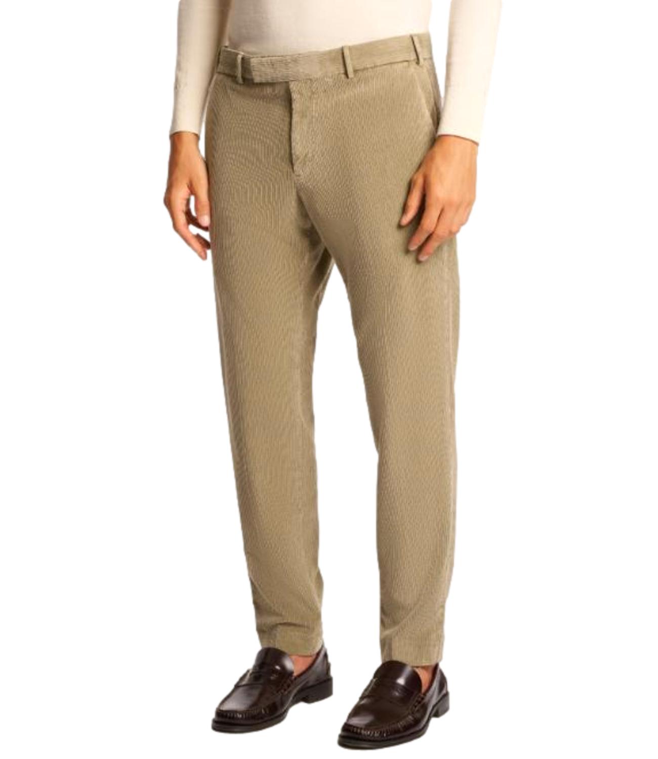 PT Torino Pantaloni Rebel in velluto beige
