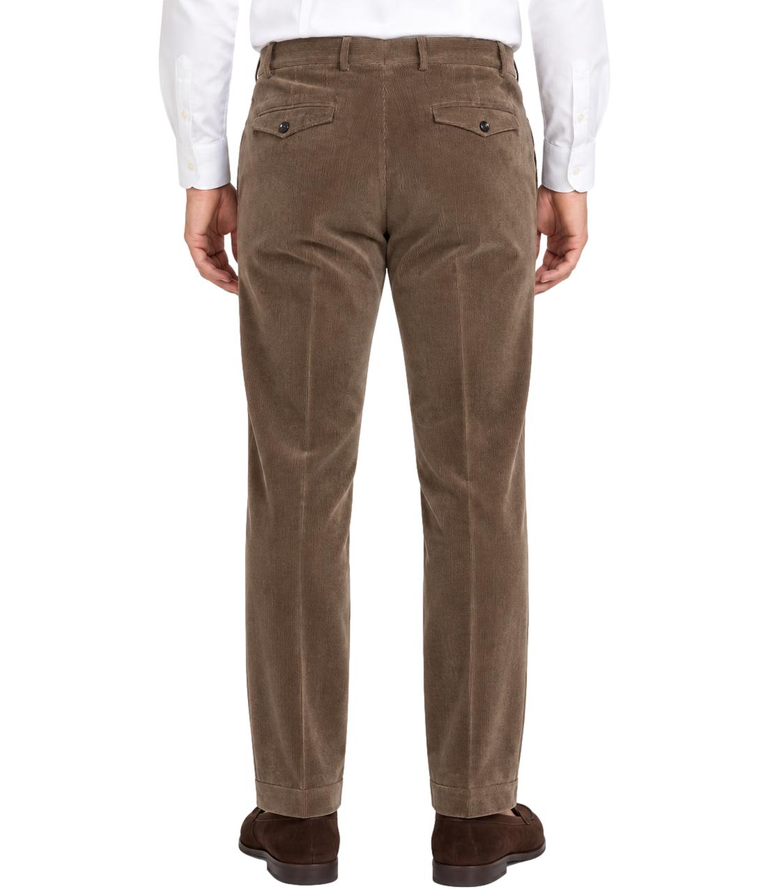 PT Torino Pantaloni Rebel in velluto marrone