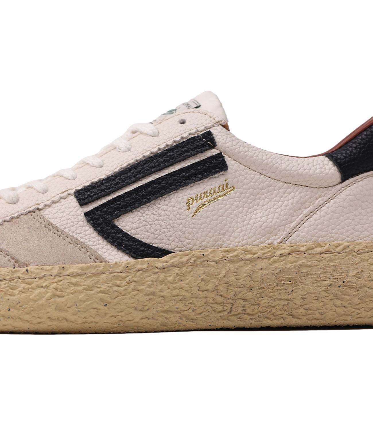 Sneakers Puraai bianca e nera Vintage Osso