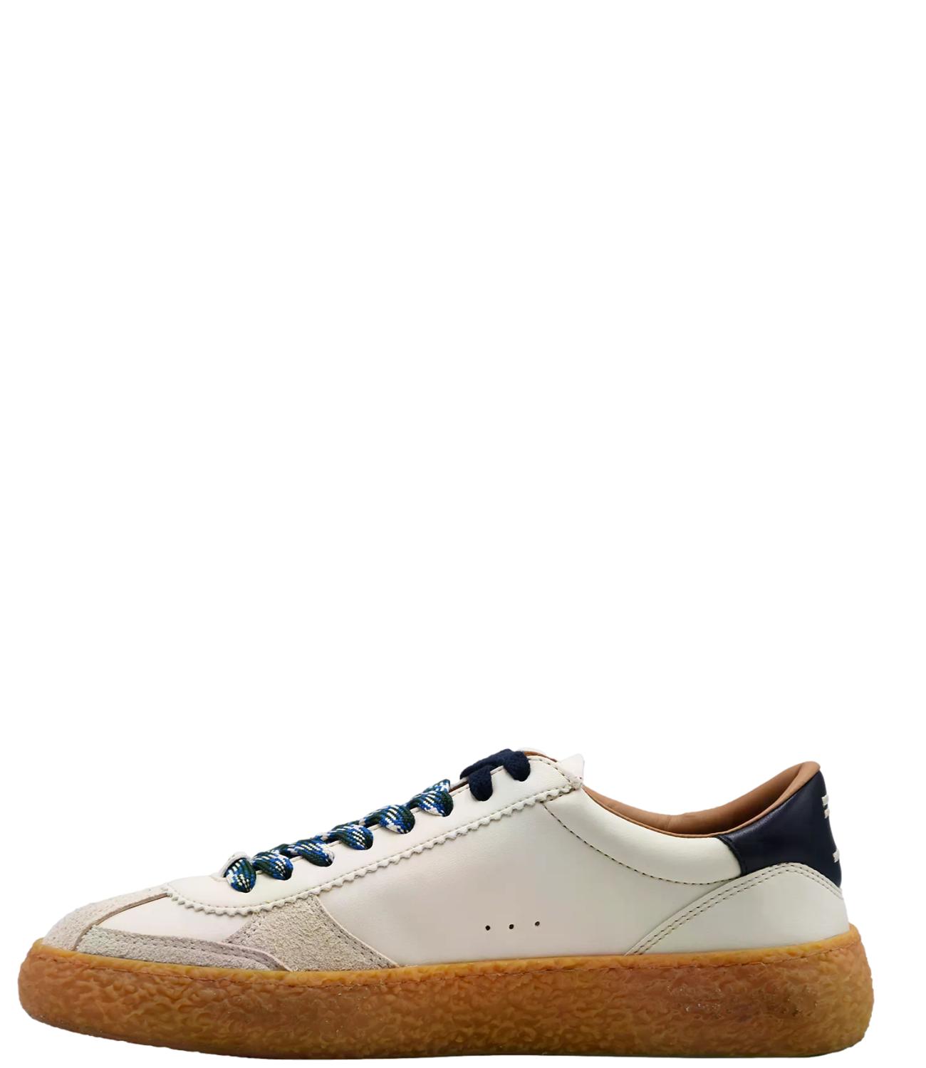 Sneakers Puraai bianca e blu scuro Vintage Chianti