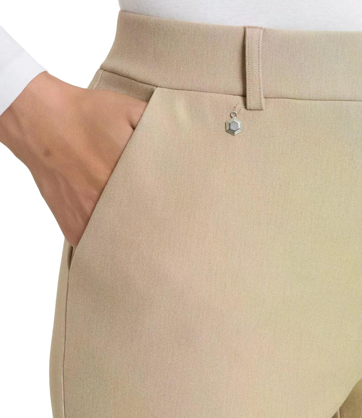 Ragno Pantalone STRAIGHT Cammello Mel. Donna