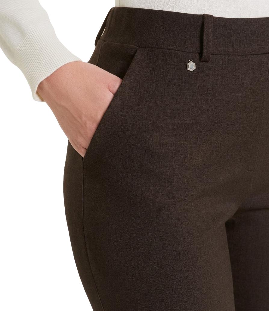 Ragno Pantalone STRAIGHT Ebano Mel. Donna