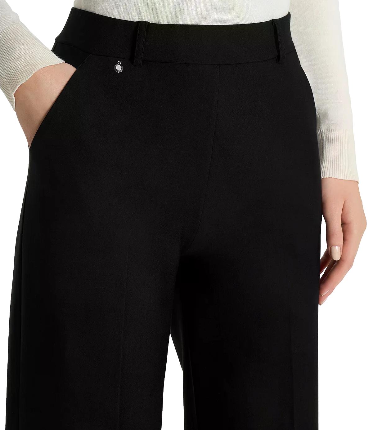 Ragno Pantalone PALAZZO / POCKETS Nero Donna