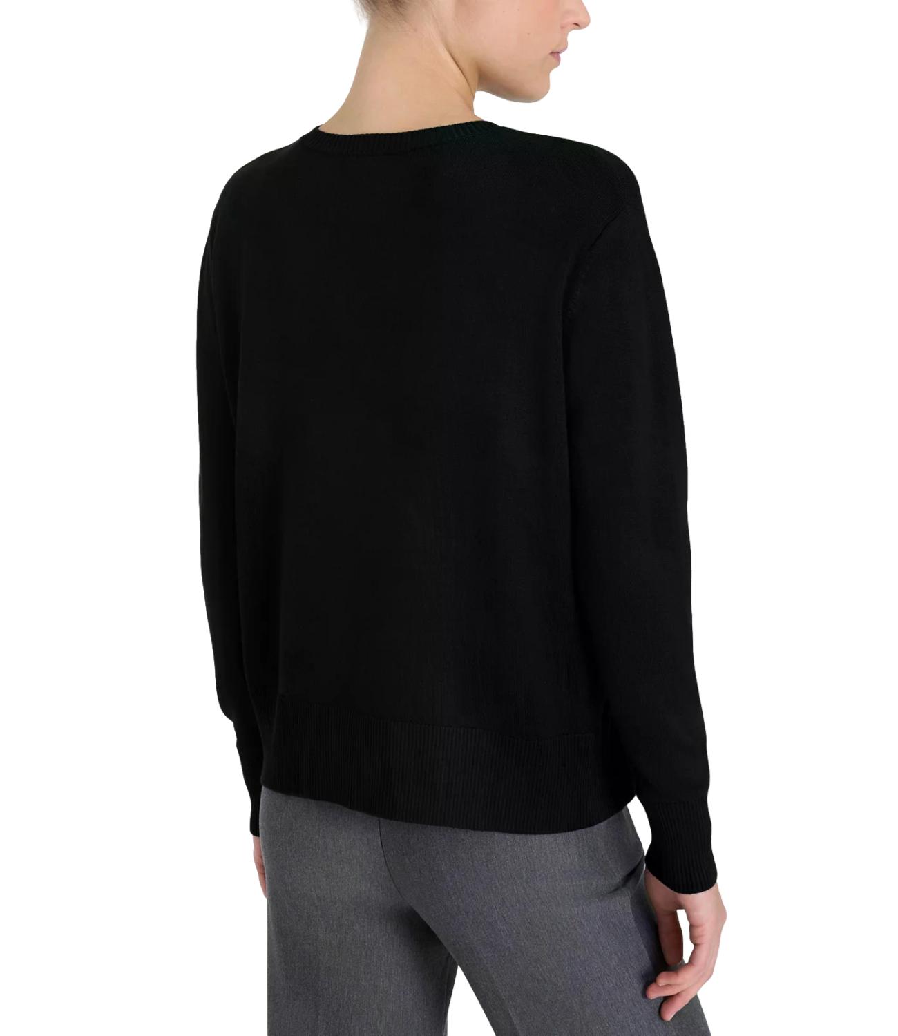 Ragno Maglia GIRO. ML F.12 Nero Donna