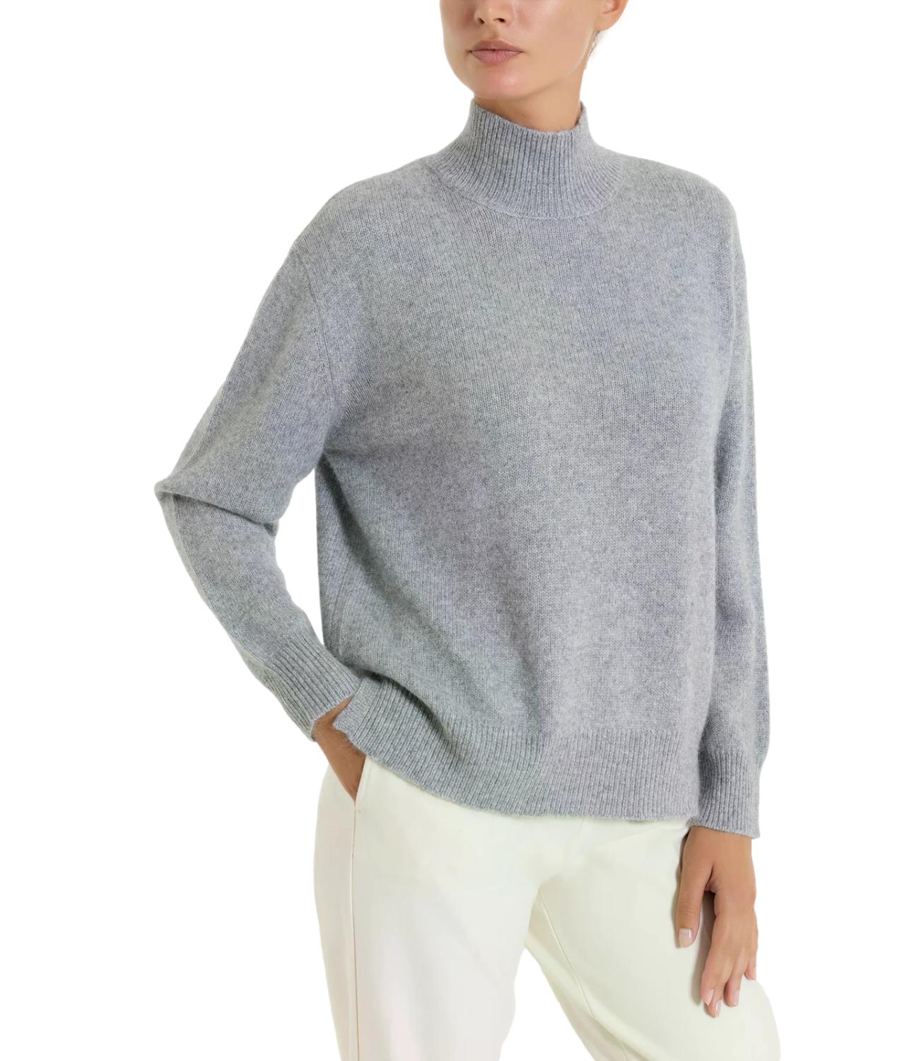 Ragno Maglia FIN.7 ML LUPETTO Ghiaia Mel. Donna