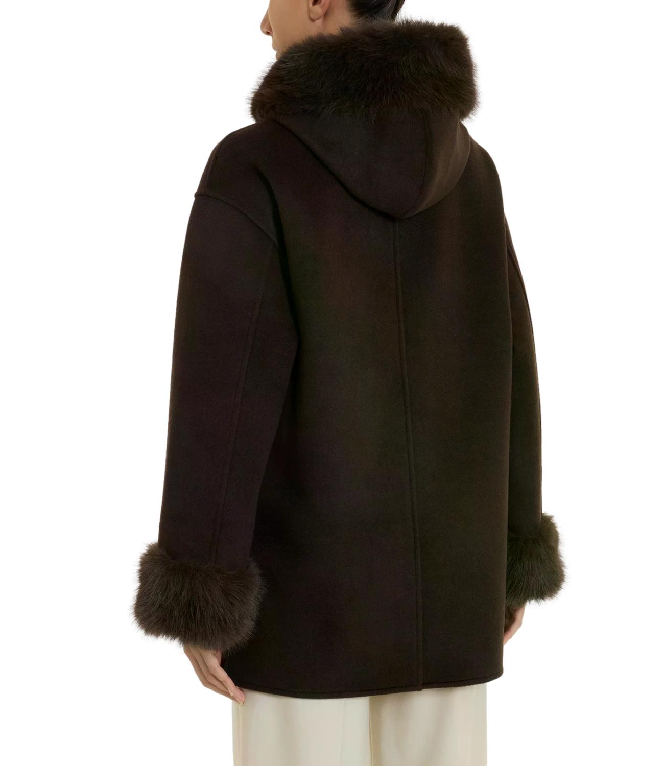 Ragno CAPPOTTO FUZZY Chocolate Torte Donna