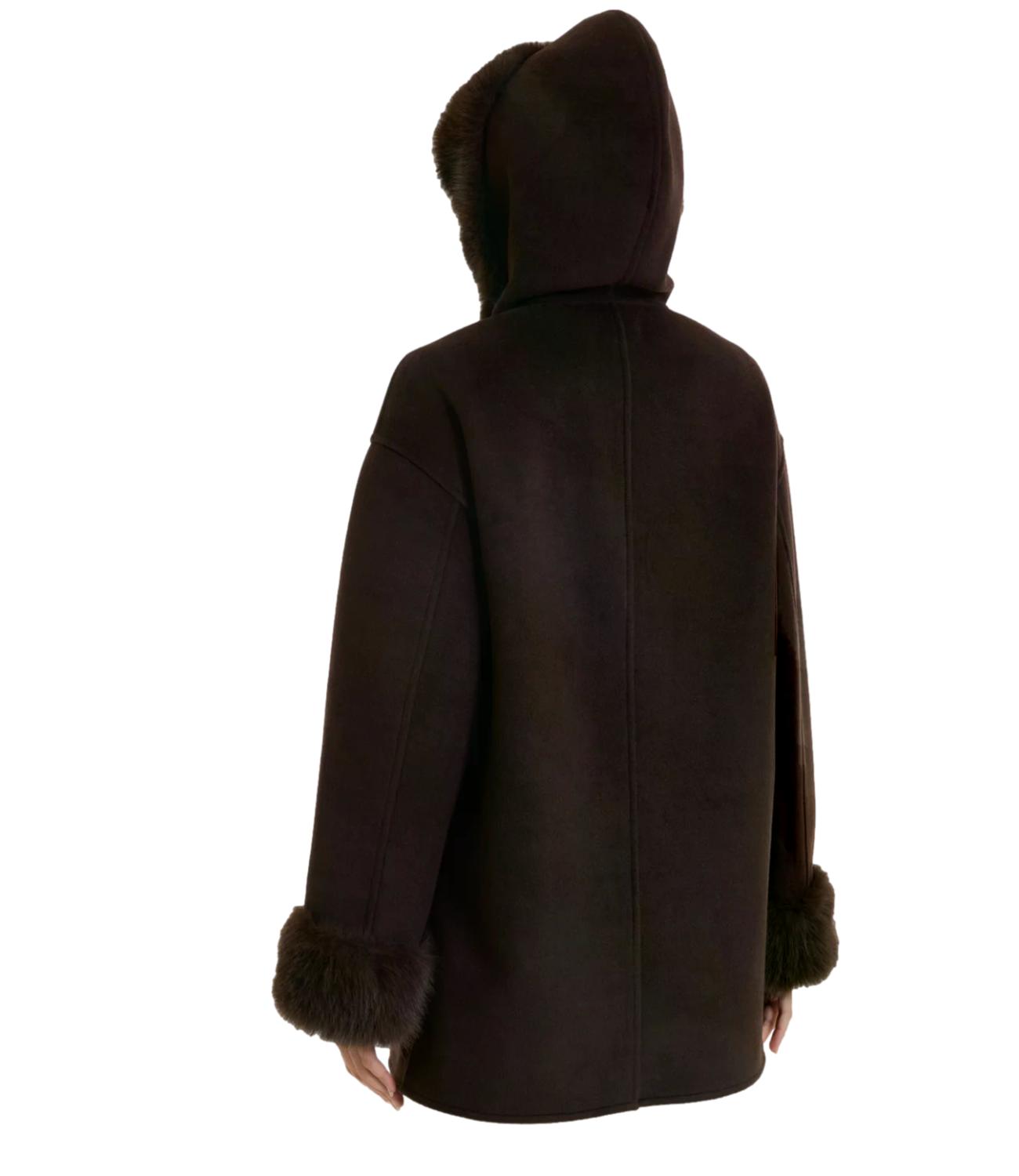 Ragno CAPPOTTO FUZZY Chocolate Torte Donna