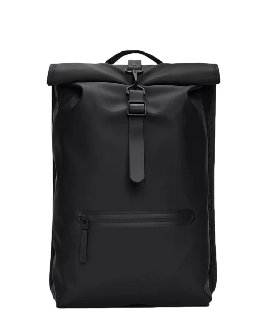 Zaino Rains nero Rolltop Rucksack