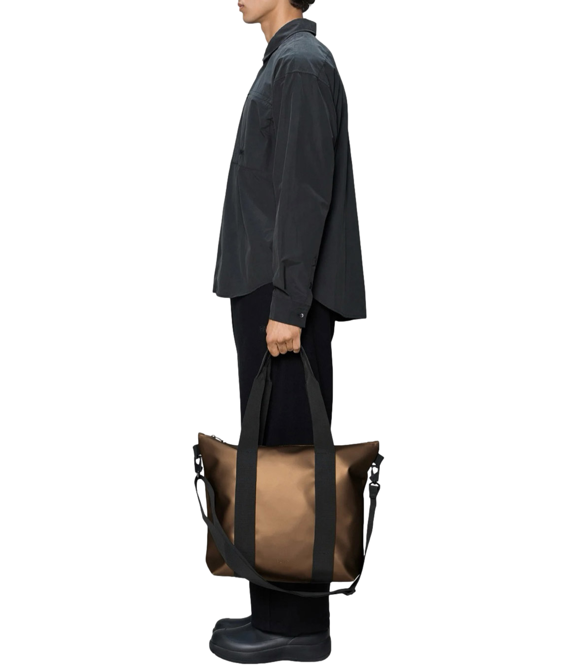 Tote bag mini bronzo comet Rains