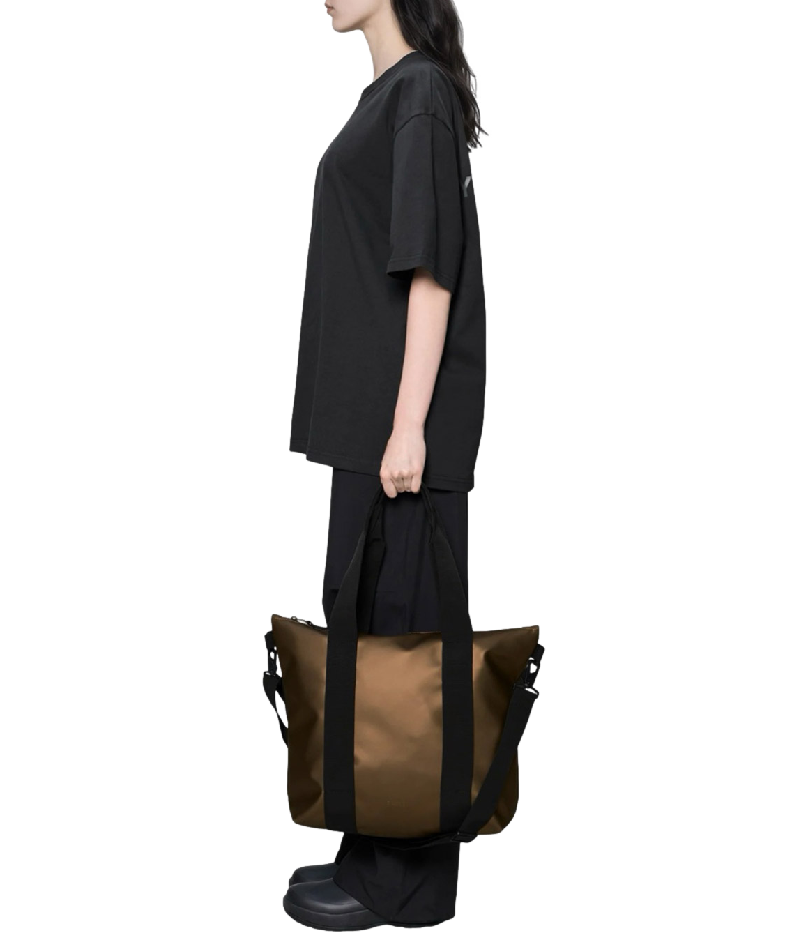 Tote bag mini bronzo comet Rains
