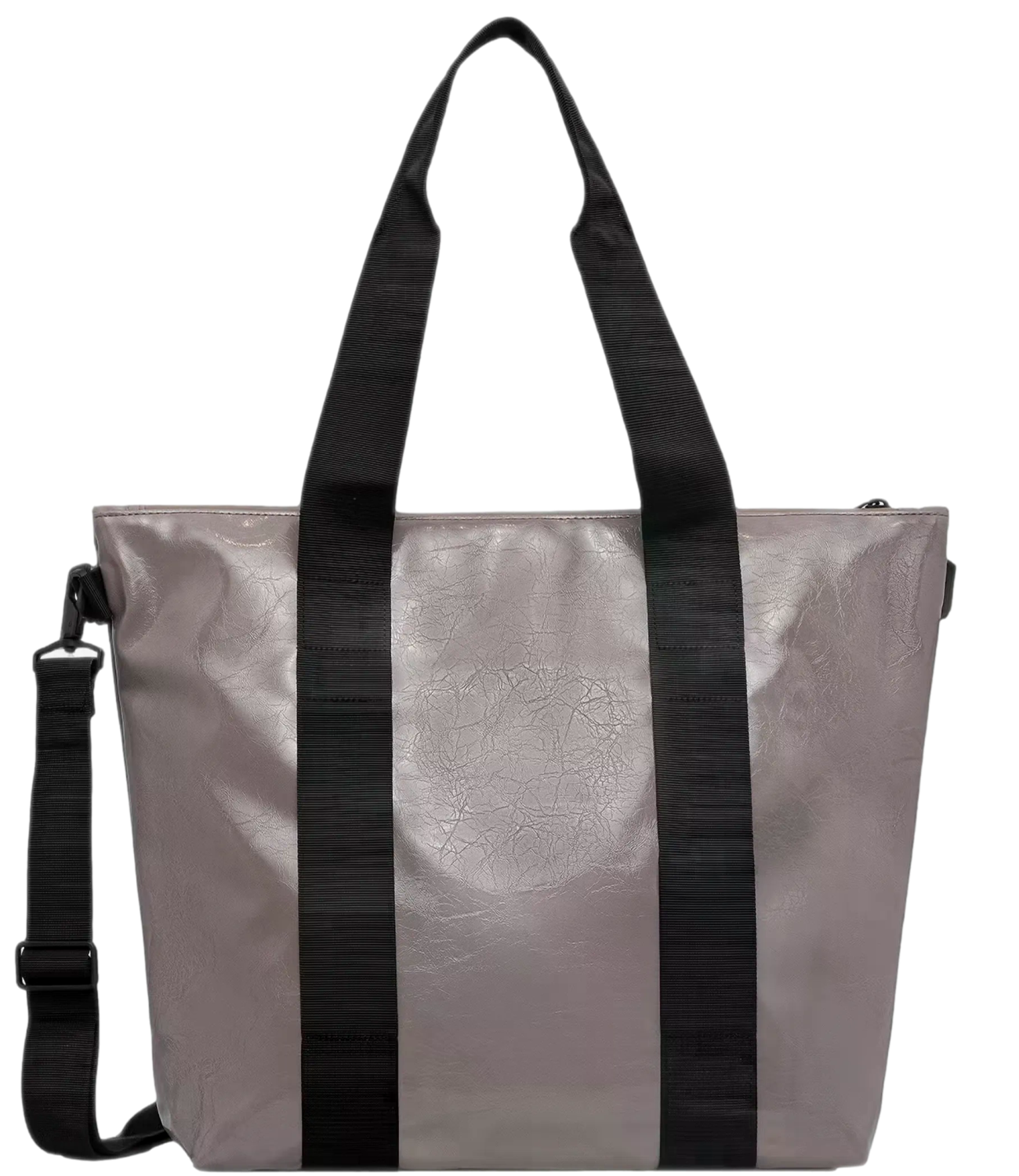 Borsa Tote bag mini rosa lucido cinder glaze Rains