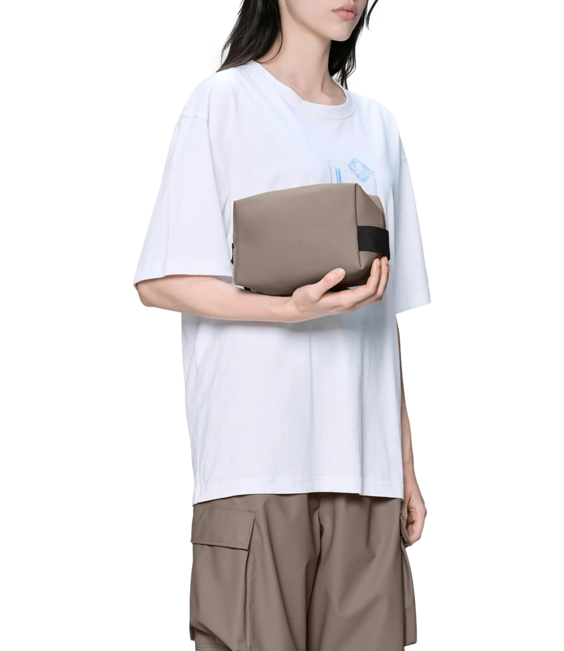 Rains pochette cinder beige