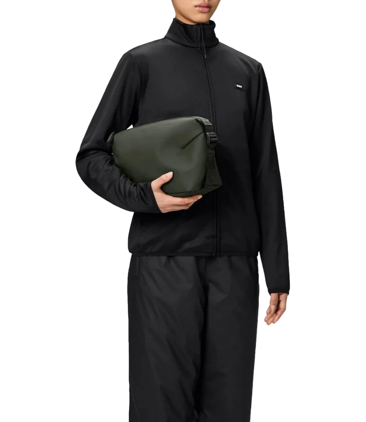 Pochette Hilo wash bag verde militare Rains