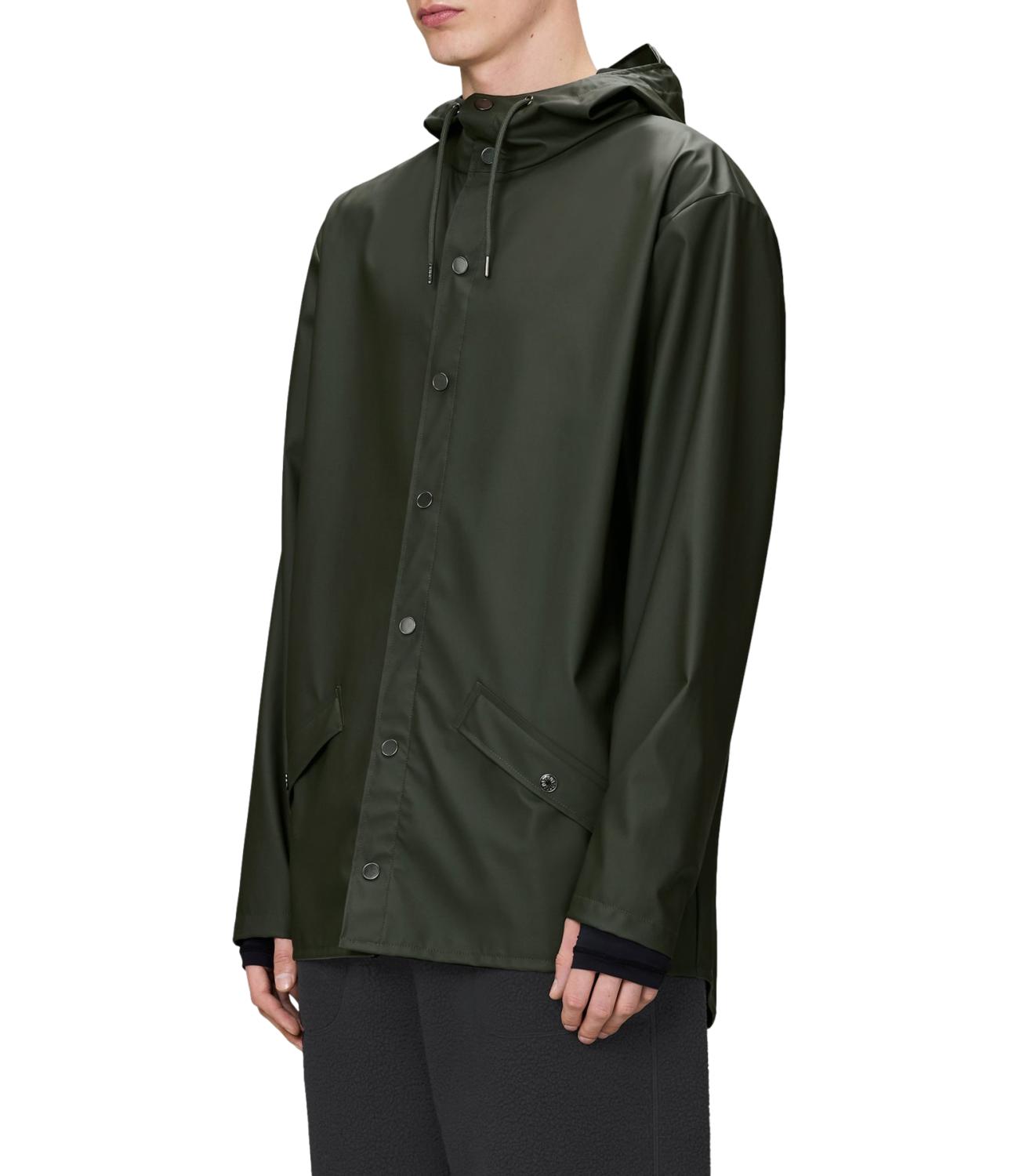 Giacca Rains verde militare antipioggia