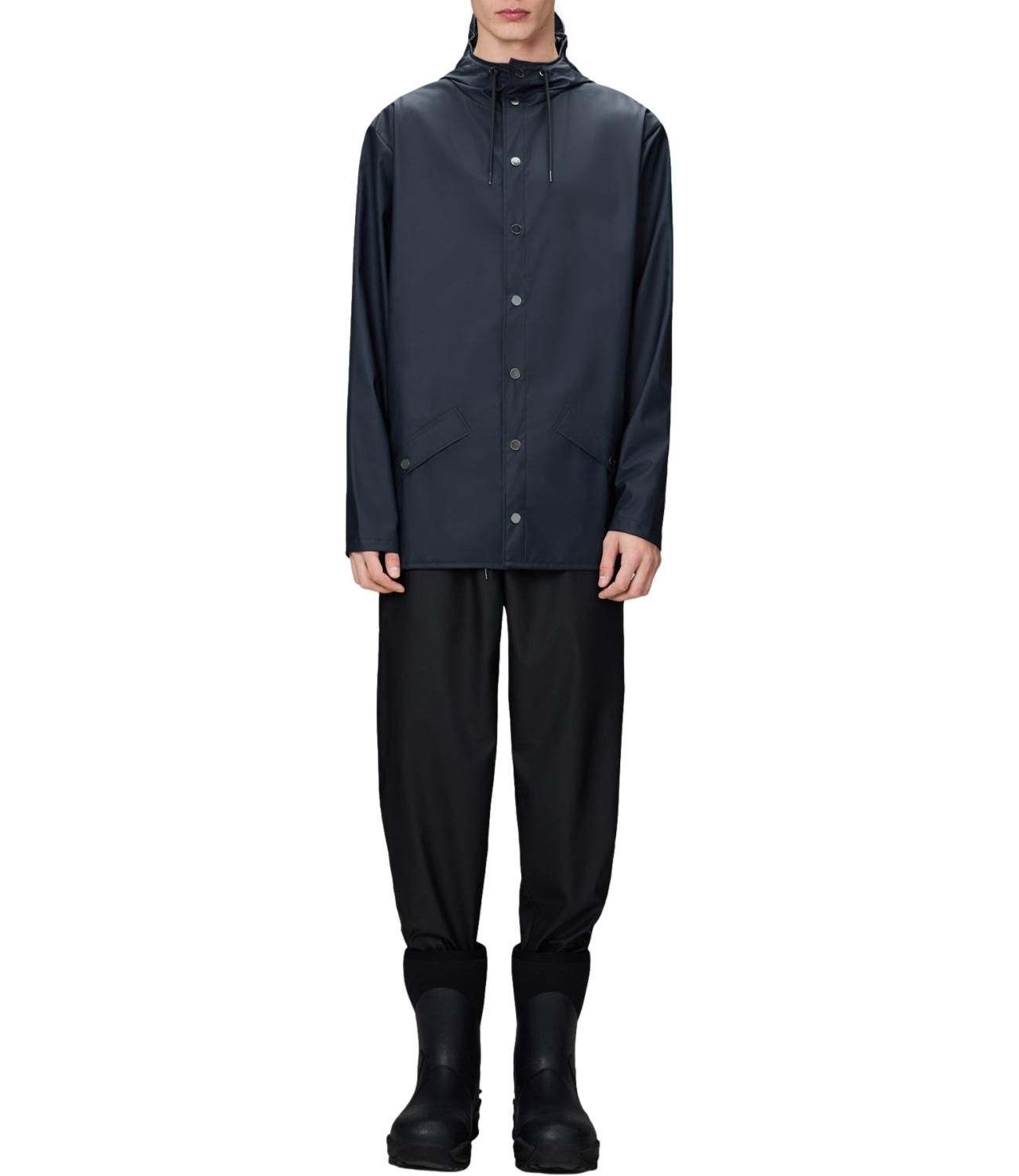 Giacca Rains blu navy antipioggia