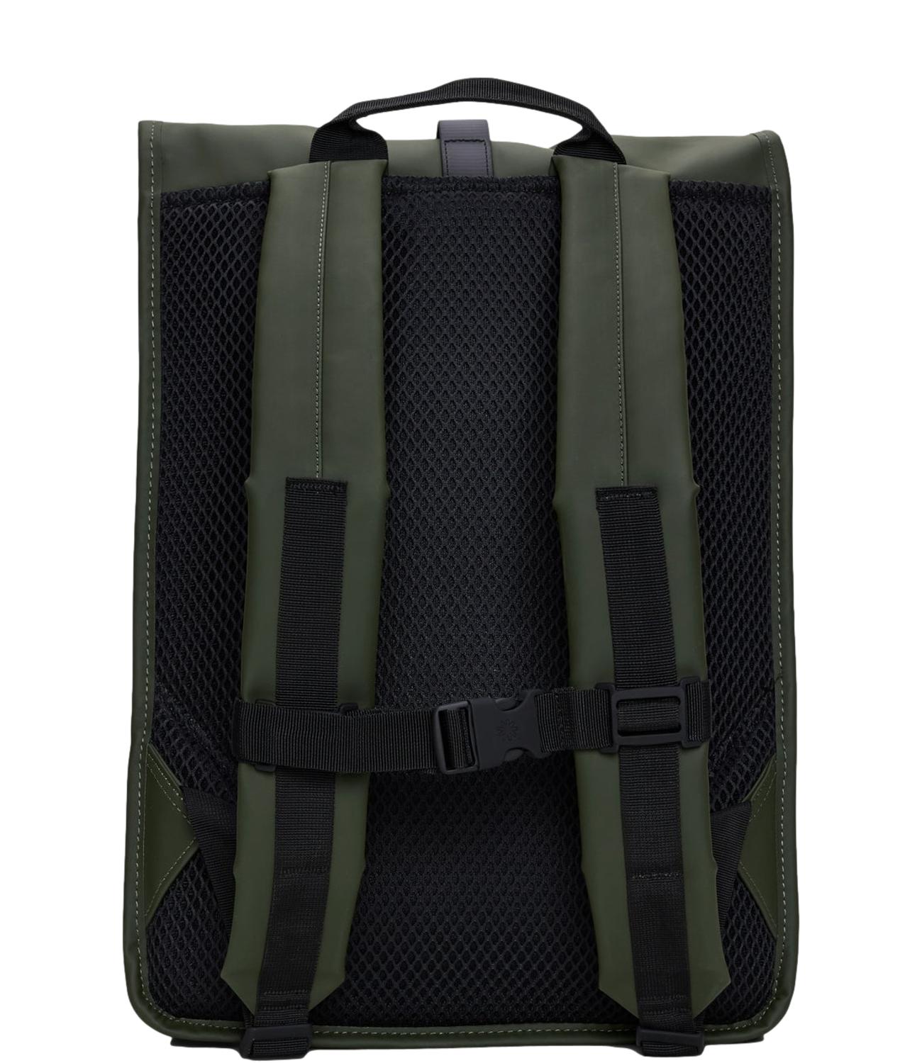 Zaino Rains verde Rolltop Rucksack