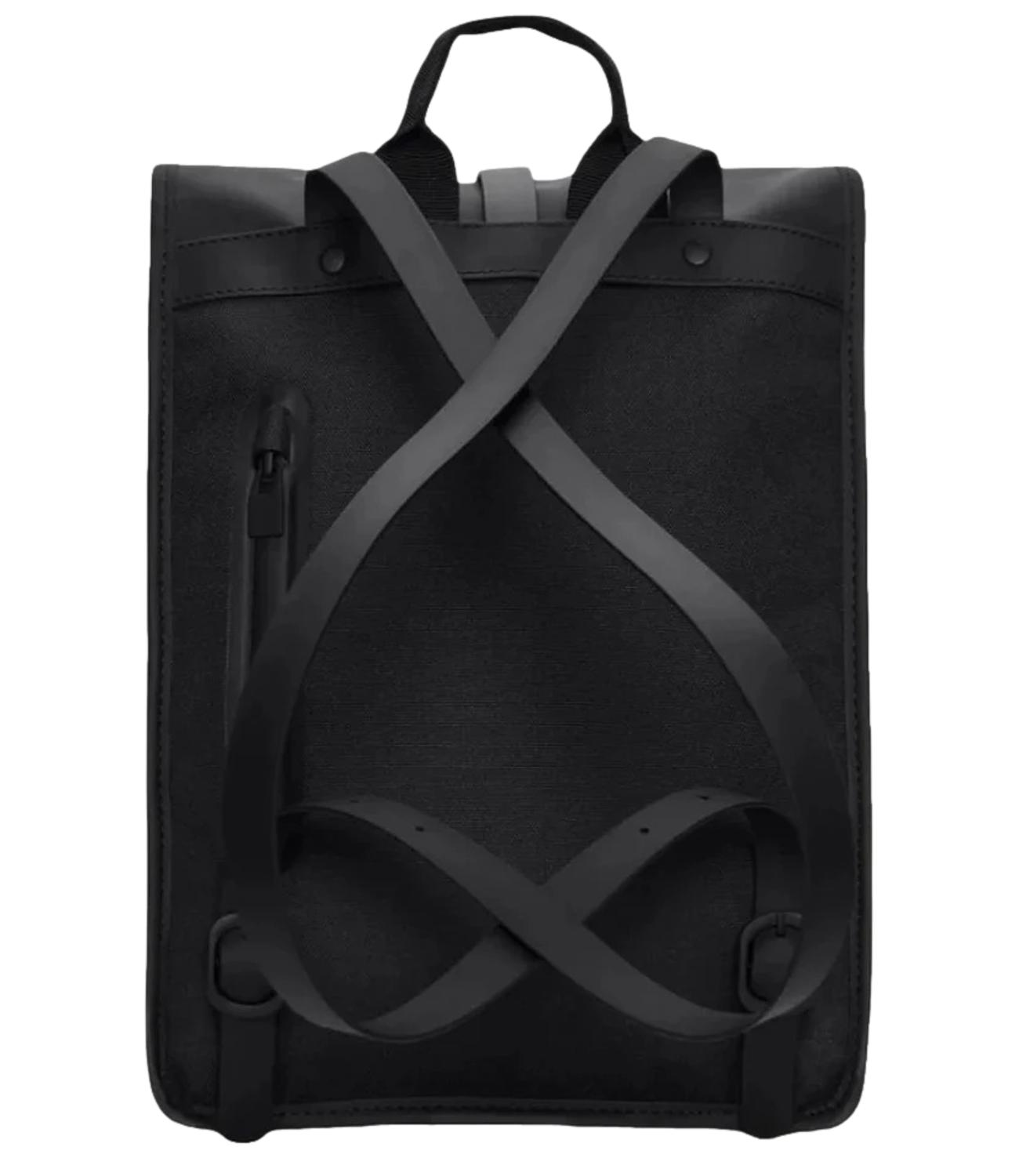 Zaino Rains black Rolltop Rocksack