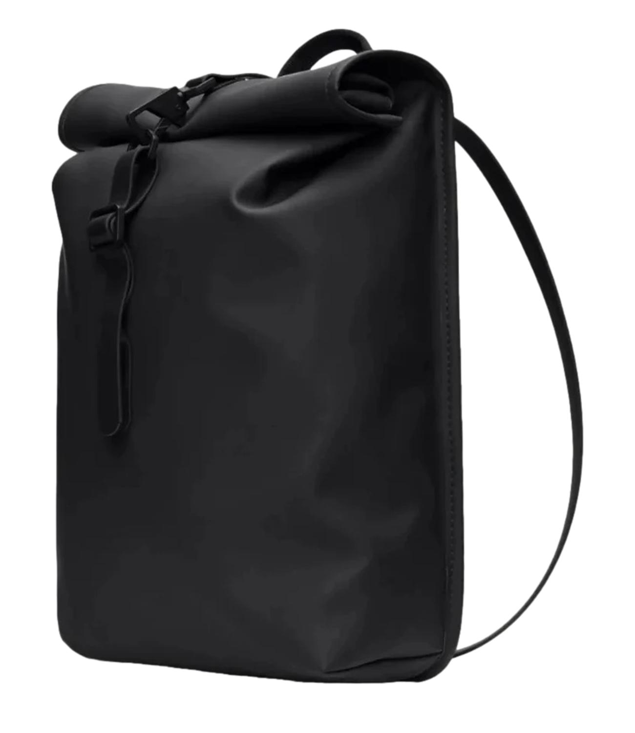 Zaino Rains black Rolltop Rocksack