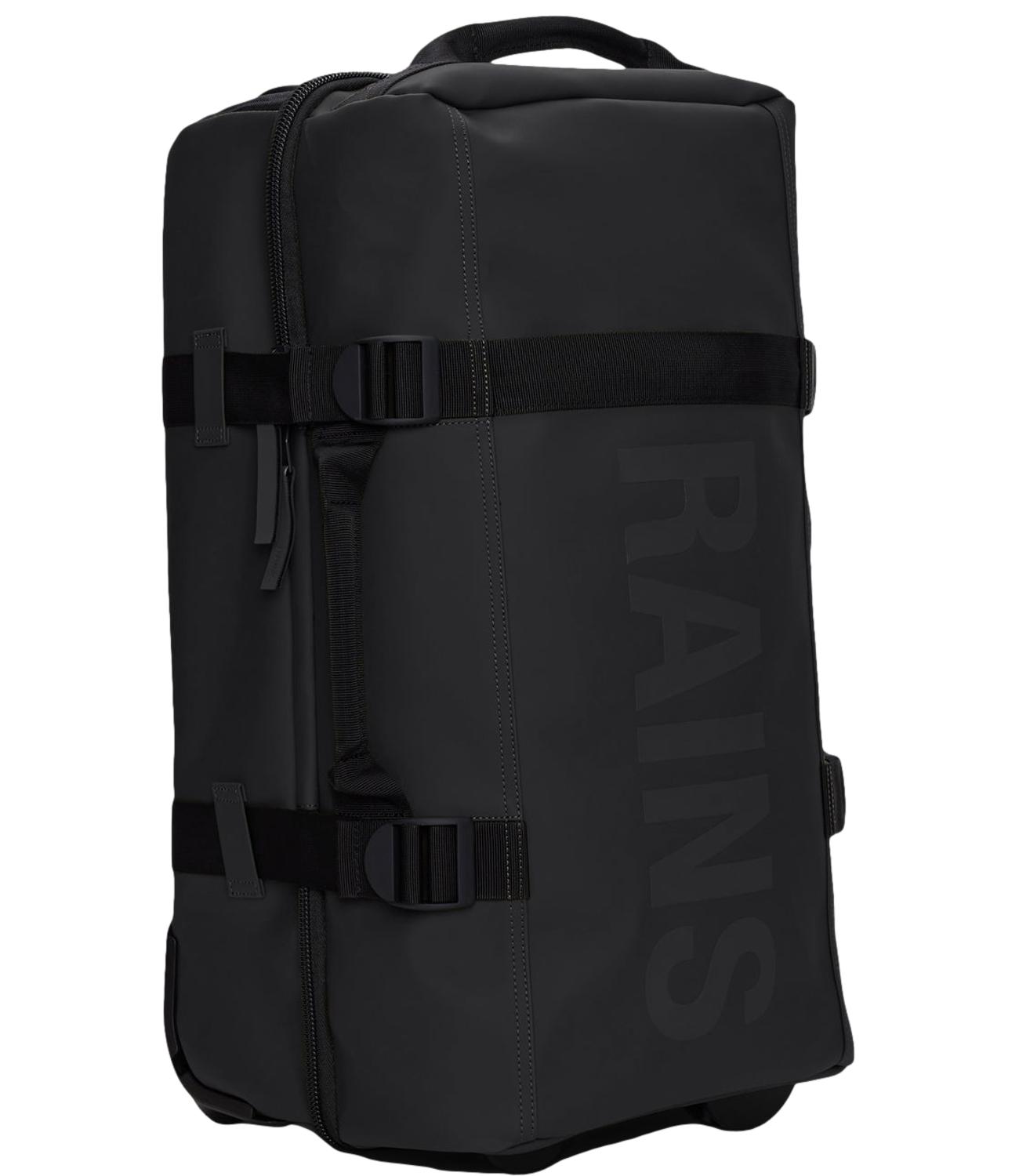 Trolley Texel Cabin Bag nero con logo tono su tono