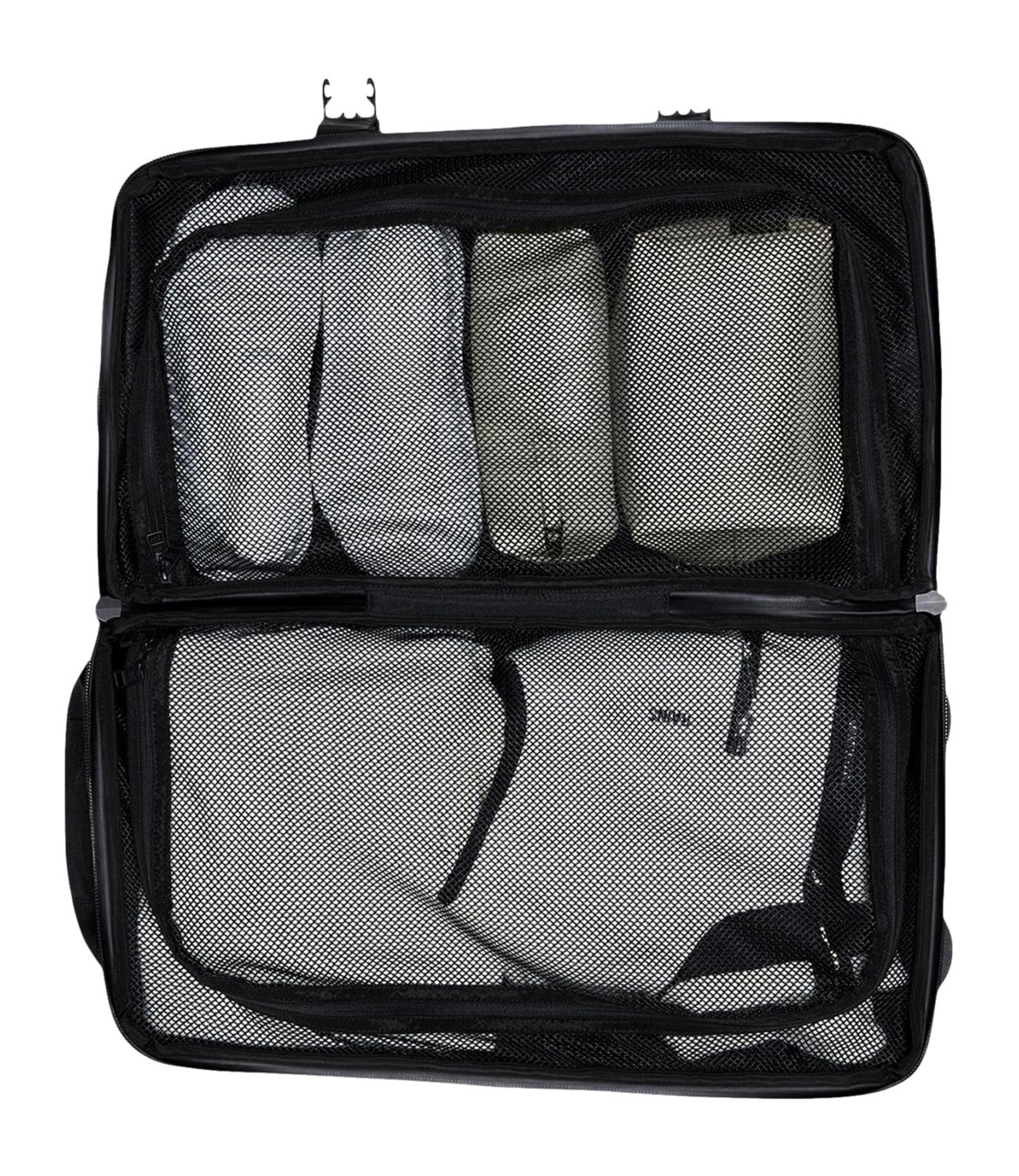 Trolley Texel Cabin Bag nero con logo tono su tono