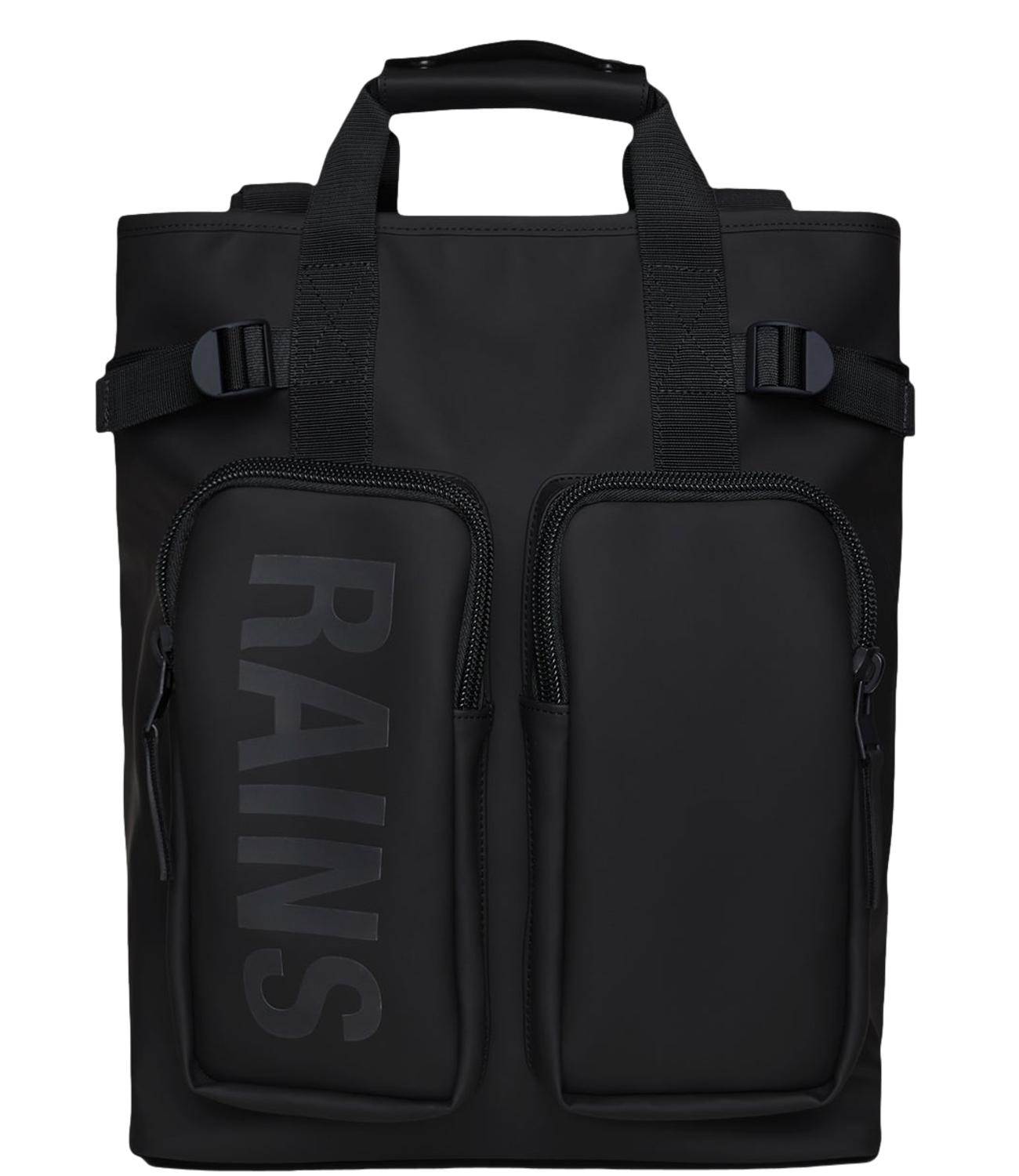 Texel tote Backpack nero
