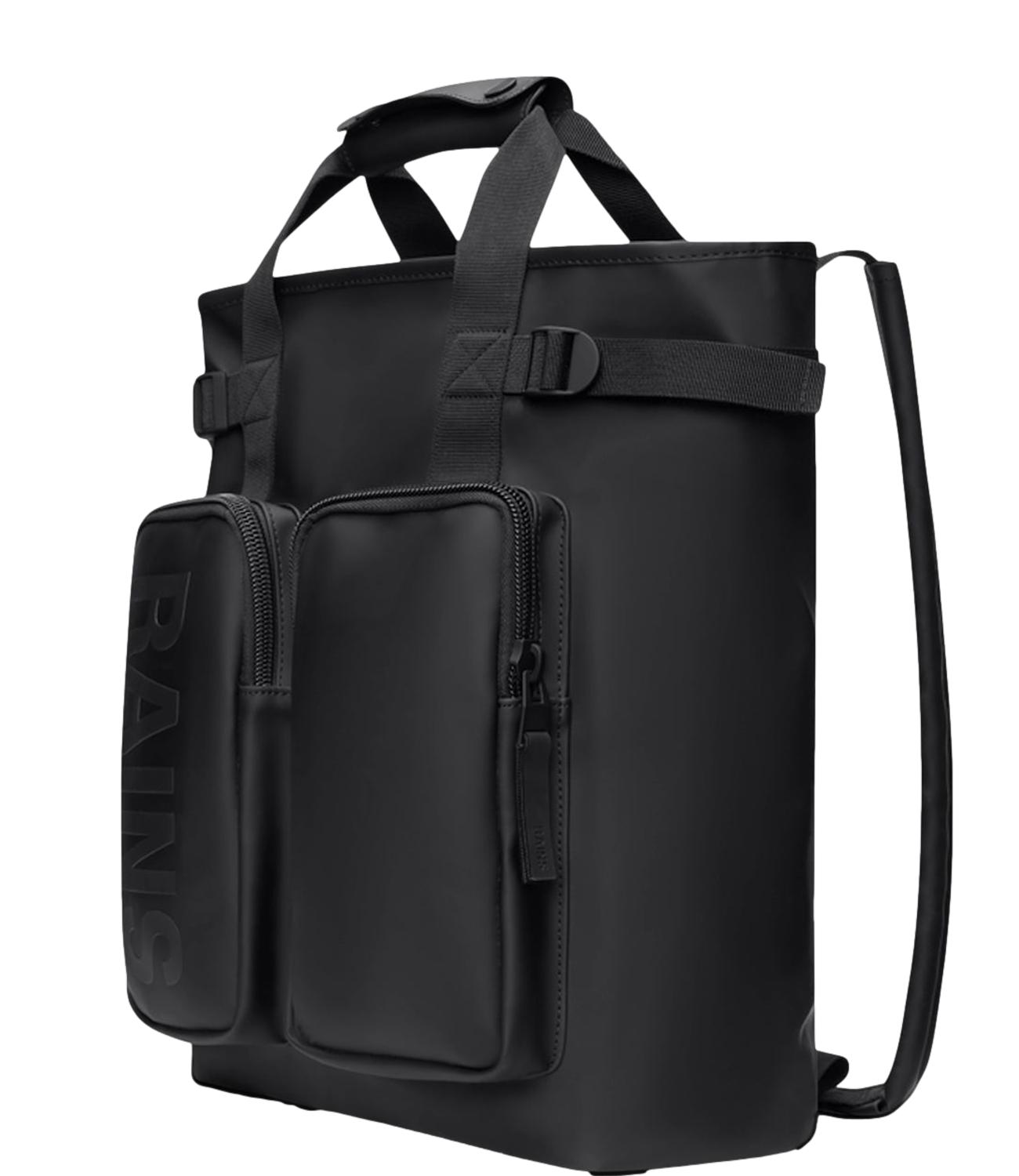 Texel tote Backpack nero