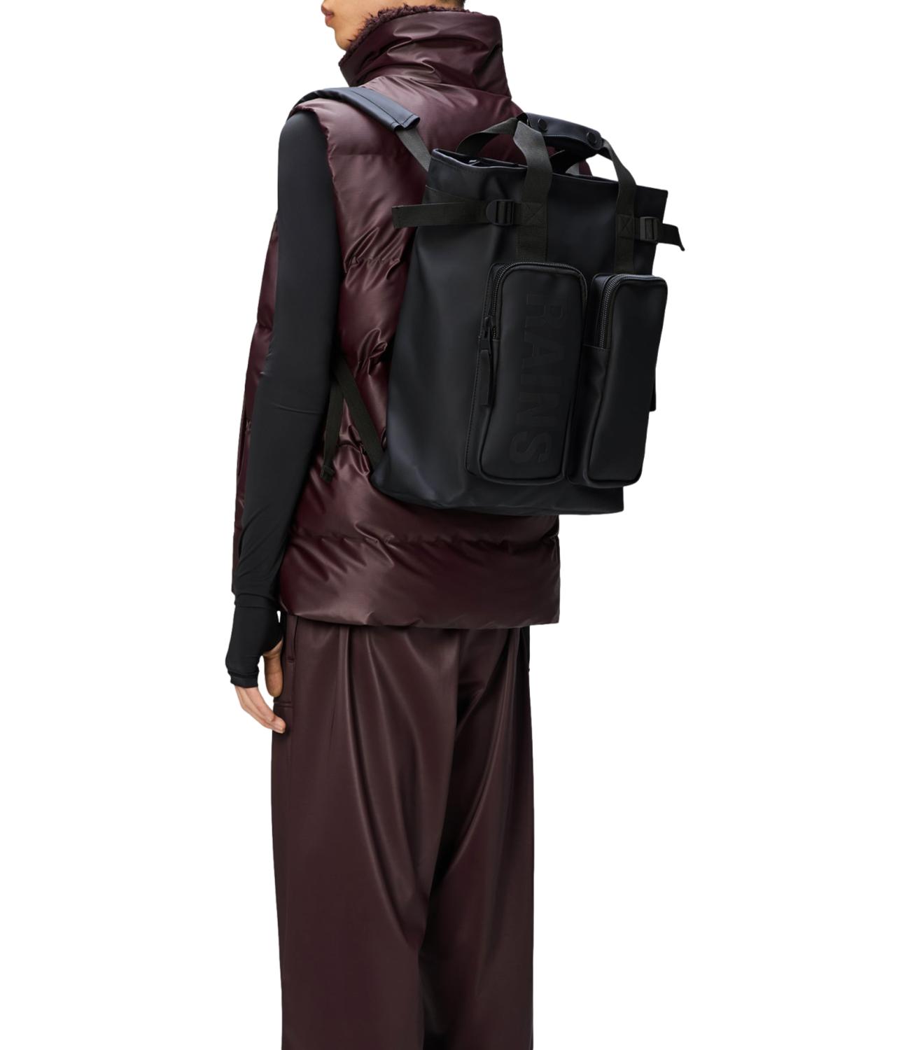 Texel tote Backpack nero