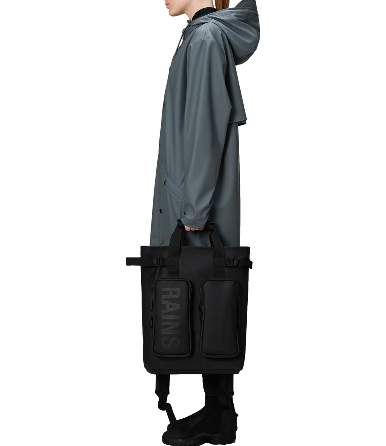 Texel tote Backpack nero