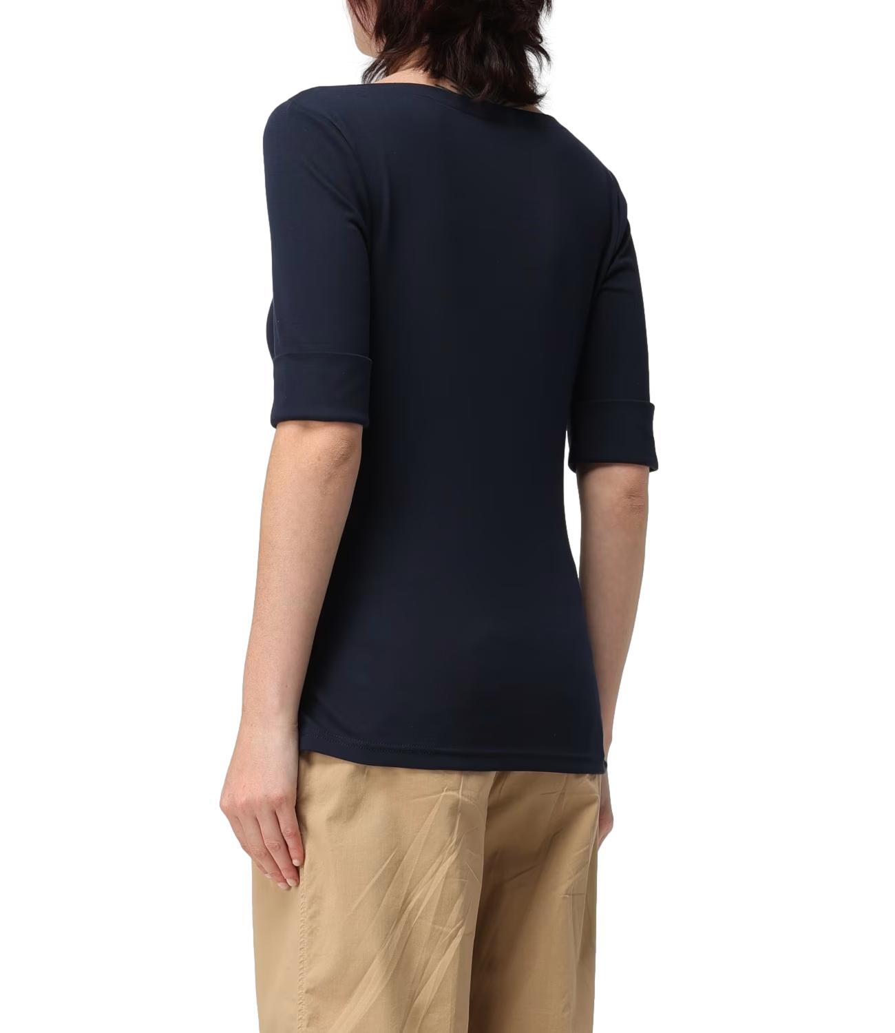 Polo Ralph Lauren Judy-Elbow Sleeve-Knit blu