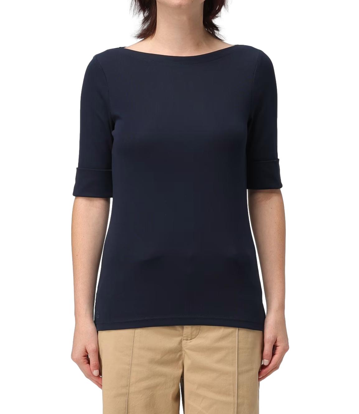 Polo Ralph Lauren Judy-Elbow Sleeve-Knit blu
