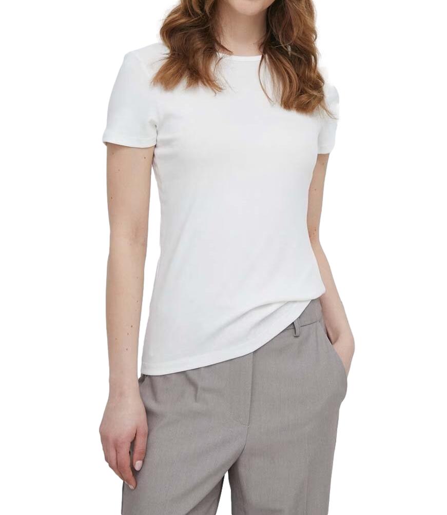 Maglia Polo Ralph Lauren Alli-Short Sleeve-Knit bianca