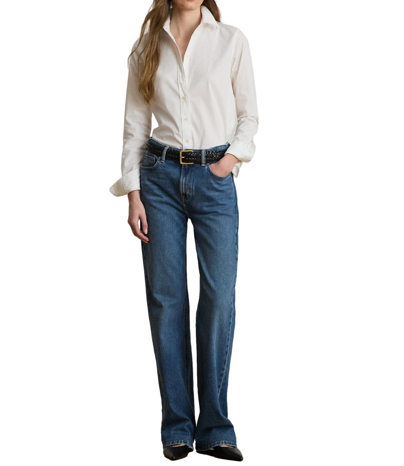 Polo Ralph Lauren Jamelko-Long Sleeve-Shirt bianca