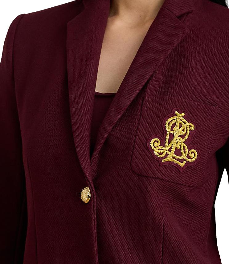 Polo Ralph lauren giacca Anfisa-Lined-Jacket bordeaux