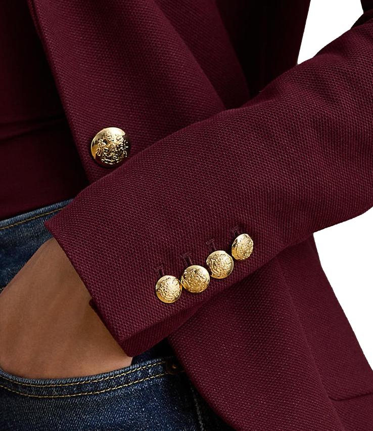 Polo Ralph lauren giacca Anfisa-Lined-Jacket bordeaux