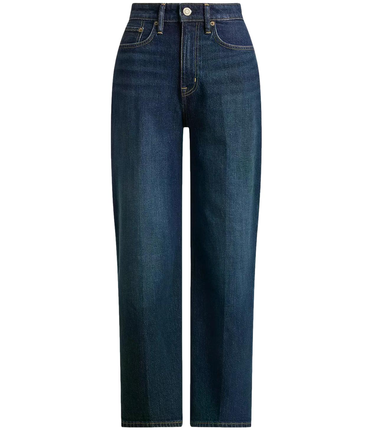 Ralph Lauren Woven-Straight-Pants blu jeans