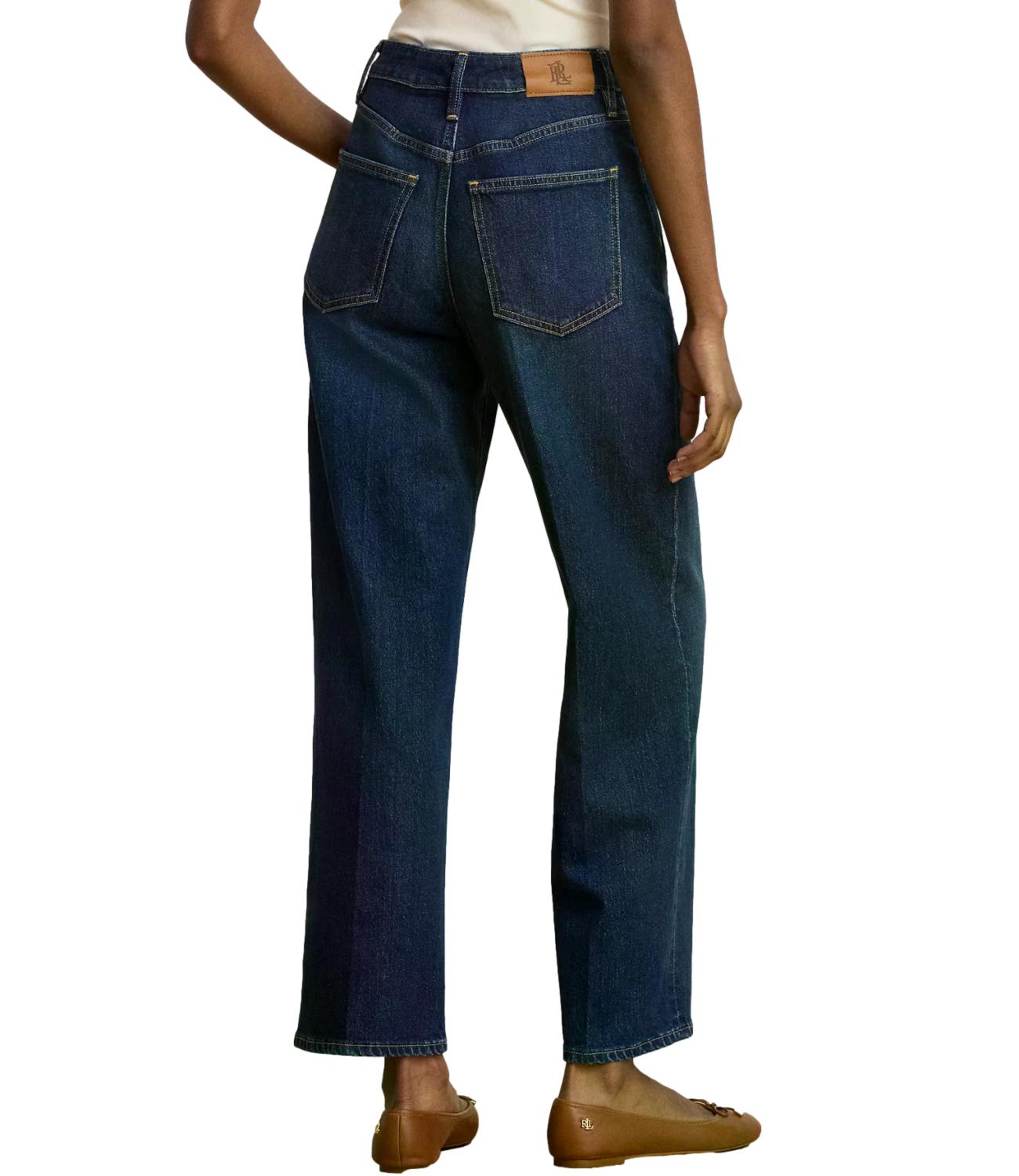 Ralph Lauren Woven-Straight-Pants blu jeans